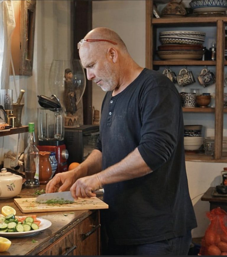 A meal from the house kitchen
